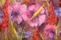Bloemen: aquarelverf