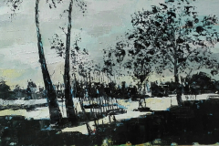 Landschappen en stadsgezichten: olie- of acrylverf