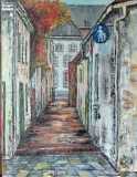 Visschersstraatje-Grave-olieverf-60x80cm
