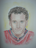portret Joeri, aquarel