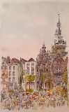 Aquarel-markt-Nijmegen
